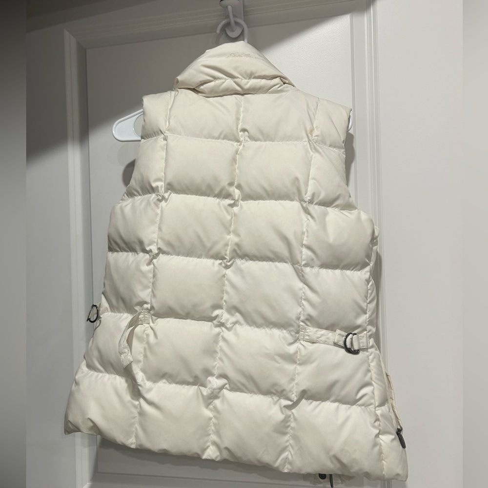 Eddie Bauer Women’s Goose Down Ivory Vest small - Picture 2 of 10